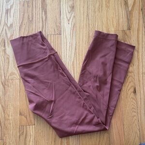 Lululemon 4 Wunder Under High-Rise Tight 25" *Full-On Luxtreme Chianti